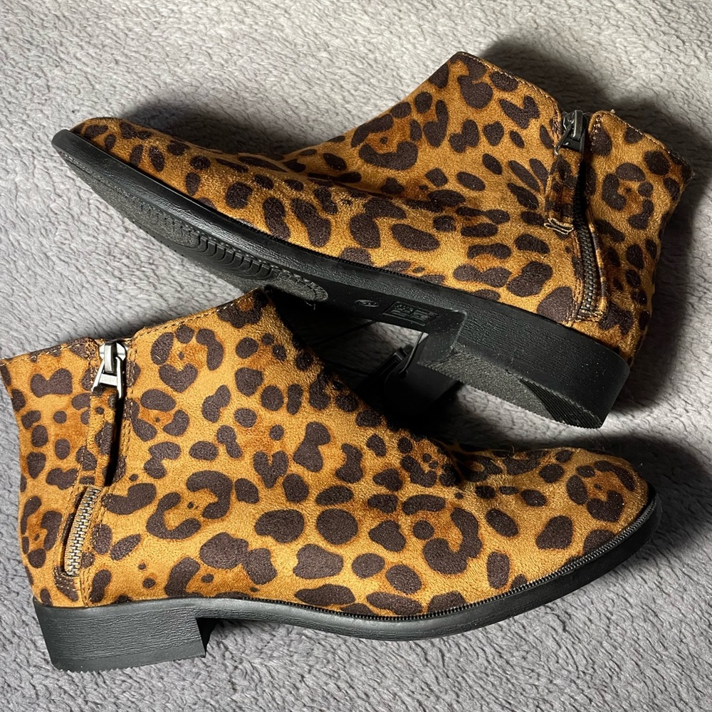 Leopard Booties